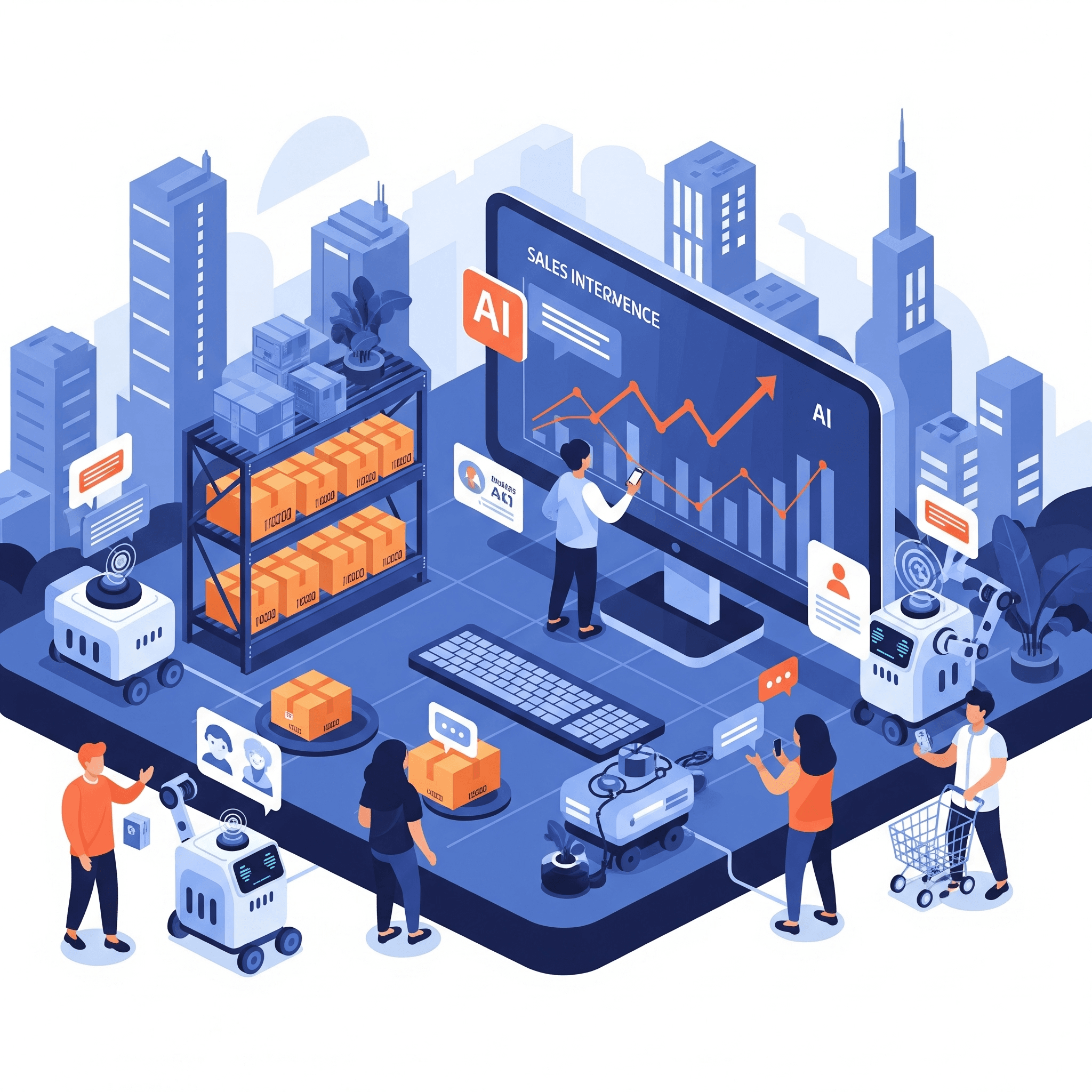 Giải pháp AI cho ngành Thương mại điện tử: Tối ưu hóa doanh thu và vận hành