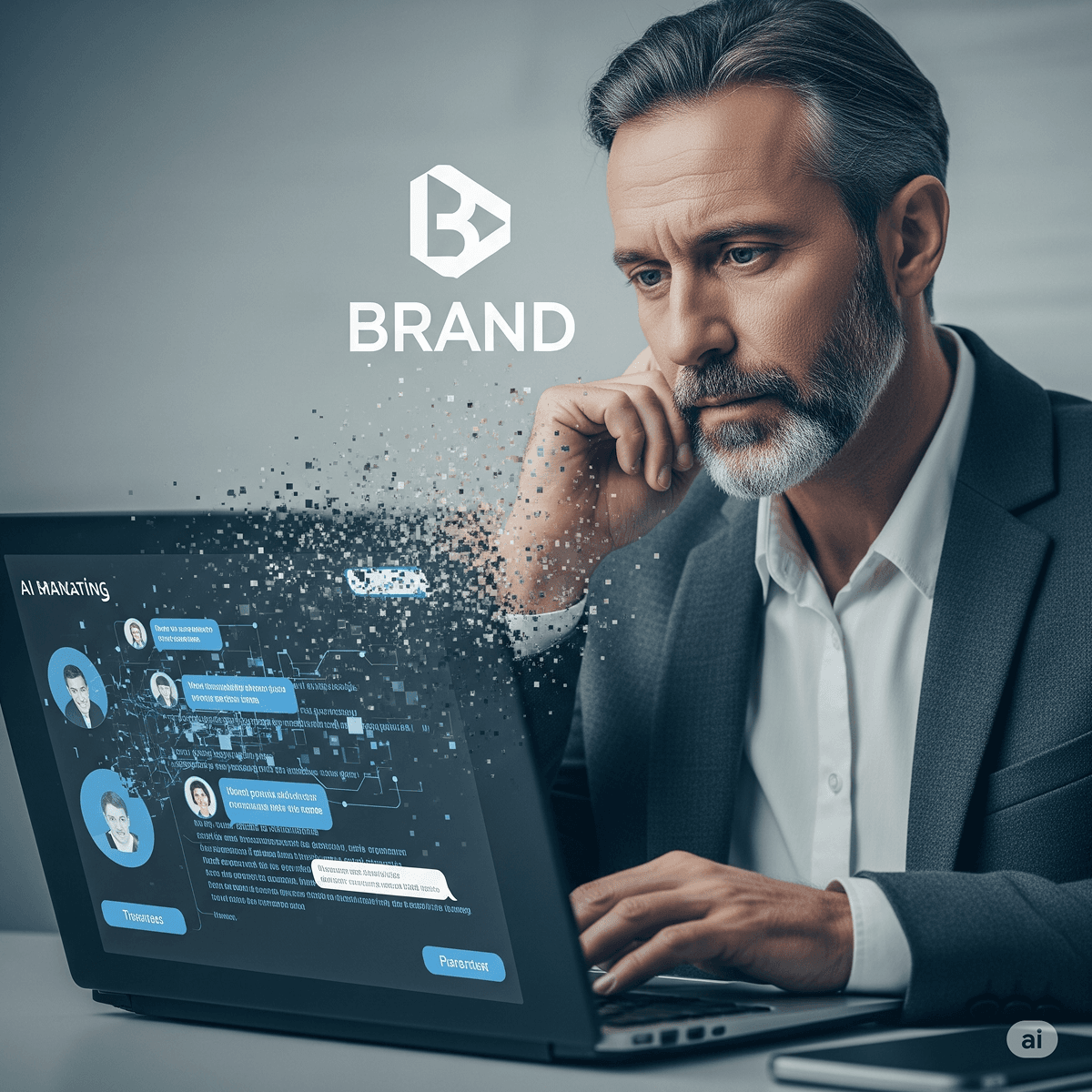 Is it difficult to maintain brand voice when using AI?