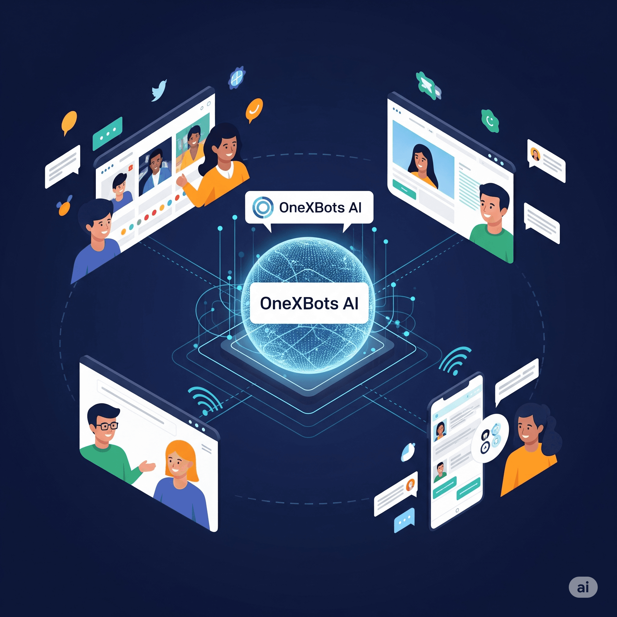 Optimize your omnichannel customer experience with OneXBots AI